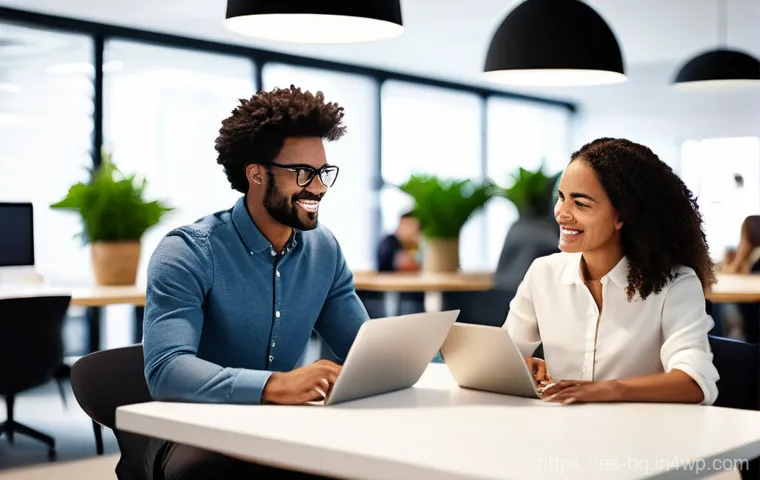 비용 효율적인 고객 피드백 솔루션 찾기 - **Prompt: Active Digital Listening and Engagement**
A diverse group of entrepreneurs, both male ...